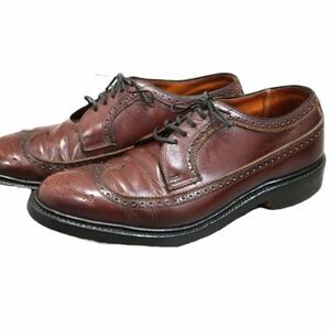 Vintage Phi-Bates Mens Dress Shoes Wingtip Size 9.5 Brown